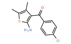 (2-amino-4,5-dimethylthiophen-3-yl)-(4-chlorophenyl)methone,CAS50508-66-2