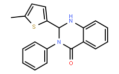2,3-Dihydro-2-(5-methyl-2-thienyl)-3-phenyl-4(1H)-quinazolinone,CAS1429192-00-6
