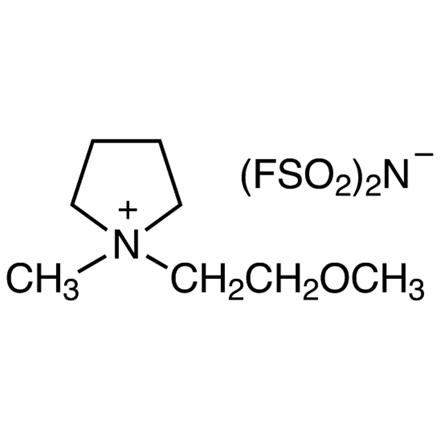 1-(2-甲氧乙基)-1-甲基吡咯烷鎓双(氟磺酰基)亚胺,cas:1235234-47-5