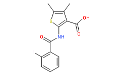 2-[(2-iodobenzoyl)amino]-4,5-dimethyl-thiophene-3-carboxylic acid，cas5899-19-4