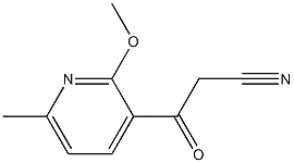 3-(2-methoxy-6-methyl-pyridin-3-yl)-3-oxo-propionitrile，cas1375637-50-5