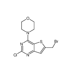 4-(6-(溴甲基)-2-氯噻吩并[3,2-d]嘧啶-4-基)吗啉cas:885698-98-6