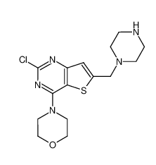 4-(2-氯-6-(哌嗪-1-甲基)噻吩并[3,2-d]嘧啶-4-基)吗啉cas:885699-78-5