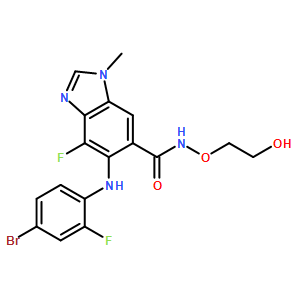 Binimetinib;MEK162;ARRY-162;ARRY-438162;CAS:606143-89-9