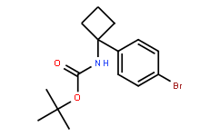 tert-Butyl (1-(4-bromophenyl)cyclobutyl)carbamate，cas1032350-06-3