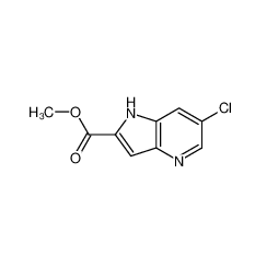 6-氯-1H-吡咯并[3,2-b]吡啶-2-羧酸甲酯cas:1083196-33-1