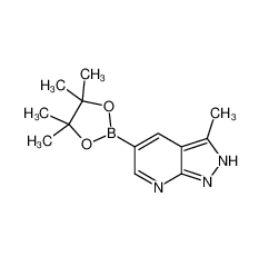 3-甲基-5-(4,4,5,5-四甲基-1,3,2-二噁硼烷-2-基)-1H-吡唑并[3,4-b]吡啶cas:1111637-76-3
