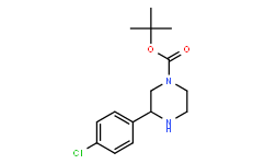 tert-Butyl 3-(4-chlorophenyl)piperazine-1-carboxylate，cas