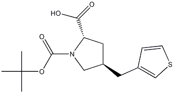 反-BOC-4-(噻吩-3-基甲基)-L-脯氨酸cas:959582-97-9