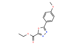 Ethyl 5-(4-methoxyphenyl)-1,3,4-oxadiazole-2-carboxylate,CAS99367-44-9