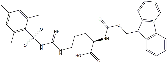 N-芴甲氧羰基-N&#039;-(均三甲苯-2-磺酰基)-D-精氨酸cas:268204-88-2