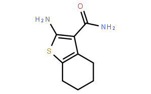 2-amino-4,5,6,7-tetrahydrobenzothiophene-3-carboxamide,CAS4815-28-5