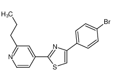 4-(4-(4-bromophenyl)thiazol-2-yl)-2-propylpyridine,CAS125256-03-3