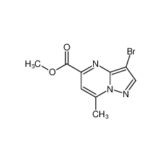 3-溴-7-甲基吡唑并[1,5-a]嘧啶-5-羧酸甲酯cas:1352397-95-5