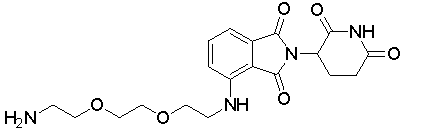4-((2-(2-(2-氨基乙氧基)乙氧基)乙基)氨基)-2-(2,6-二氧代-哌啶-3-基)异吲哚-1,3-二酮CAS:2093416-32-9