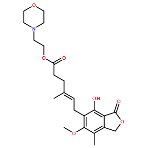 Mycophenolate mofetil;Linfonex;CAS:128794-94-5
