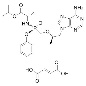 Tenofovir alafenamide fumarate;GS-7340 (fumarate);CAS:379270-38-9
