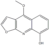 4-甲氧基呋喃并[2,3-B]喹啉-8-醇 cas:2255-50-7