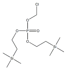 cas:1234692-55-7|Phosphoric acid chloromethyl ester bis-(2-trimethylsilyl-ethyl) ester