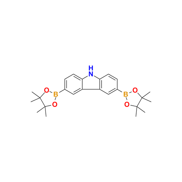 3,6-双(4,4,5,5-四甲基-1,3,2-二氧硼杂环戊烷-2-基)-9H-咔唑cas:1958113-34-2