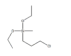γ-氯丙基甲基二乙氧基硅烷，cas：13501-76-3