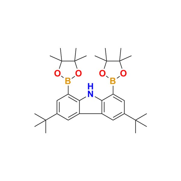 3,6-二叔丁基-1,8-双（4,4,5,5-四甲基-1,3,2-二氧杂硼烷-2-基）-9H-咔唑cas:1263359-87-0