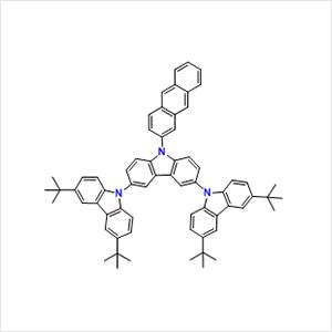9&#039;-(蒽-2-基)-3,3&#039;&#039;,6,6&#039;&#039;-四-叔丁基 - 9&#039;H-9,3&#039;:6&#039;,9&#039;&#039;-三咔唑cas:1332640-08-0