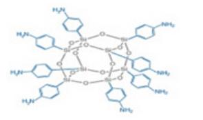 POSS-8NH2;八（氨基苯基）-T8-倍半硅氧烷;CAS:518359-82-5