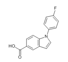 cas:243467-60-9|1-(4-氟苯基)-1H-吲哚-5-羧酸