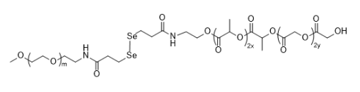 PEG-Se-Se-PLGA,PEG MW:3400,PLGA MW:40K(75/25)