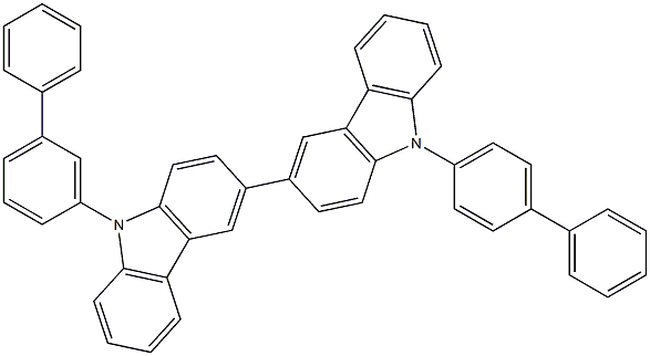 N-(3-联苯基)-N-(4-联苯基)-3,3-双咔唑cas:1643479-47-3