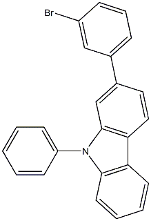 2-(3-溴苯基)-9-苯基咔唑cas:1365118-41-7