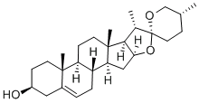 薯蓣皂素cas:512-04-9