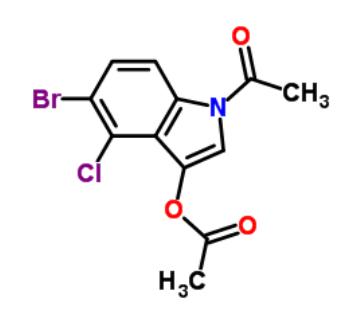 CAS:3030-06-6;1-乙酰基-5-溴-4-氯吲哚-3-乙酸酯