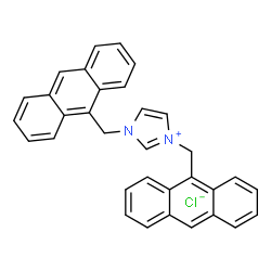 氯化 1,3-二(9-亚甲基蒽)-3-甲基咪唑cas:1018068-81-9,DCANIMCl