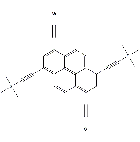 1,3,6,8-四(三甲基硅基乙炔基)芘cas:870258-96-1