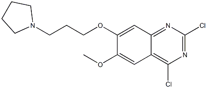 ,4-二氯-6-甲氧基-7-(3-(吡咯烷-1-基)丙氧基)喹唑啉,CAS:1320288-30-9