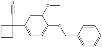 1-(4-(苄氧基)-3-甲氧基苯基)环丁烷-1-腈,CAS:1260902-74-6