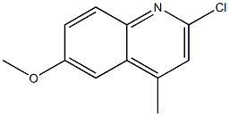 2-氯-6-甲氧基-4-甲基喹啉,CAS:6340-55-2