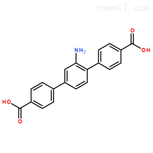 2’-氨基-[1,1’:4’,1″-三联苯基]-4,4″-二羧酸CAS:1312703-28-8