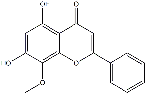 汉黄芩素,CAS:632-85-9