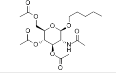 戊烷基-2-乙酰氨基-3,4,6-三-O-乙酰基-2-脱氧-Β-D-葡萄糖苷  CAS：46288-30-4