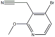 3-吡啶乙腈，4-溴-2-甲氧基-,CAS:1807103-02-1