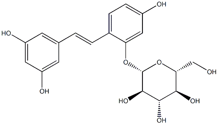 氧化白藜芦醇-2-O-Β-D-吡喃葡萄糖苷,CAS:392274-22-5