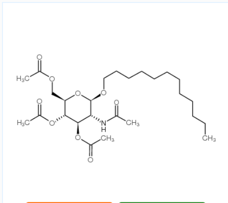 十二烷基-2,3,4,6-四-氧-乙酰基-β-D-吡喃氨基葡萄糖苷,CAS:211567-22-5