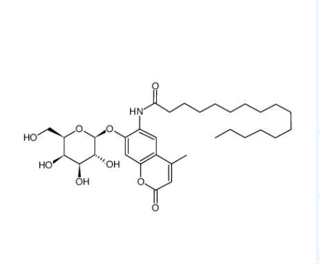 4-甲基-6-十六酰氨基香豆素-β-D-吡喃半乳糖苷，CAS：94452-17-2