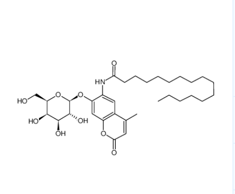 4-甲基-6-十六酰氨基香豆素-β-D-吡喃半乳糖苷,CAS:94452-17-2