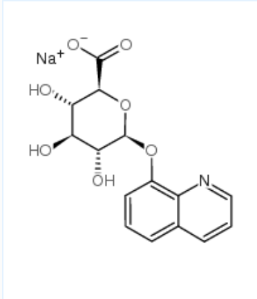 8-羟基喹啉基-β-D-吡喃葡萄糖醛酸钠盐，CAS：207728-71-0