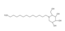 N-(12-氨十二酰基)-1-脱氧野尻霉素 cas:885484-41-3