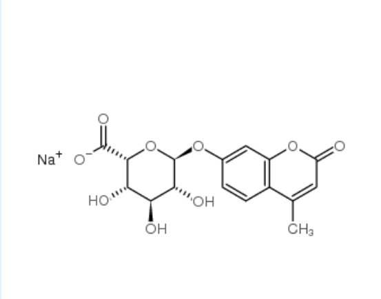 4-甲基香豆素基-α-L-吡喃艾杜糖醛酸钠盐，CAS：89157-94-8